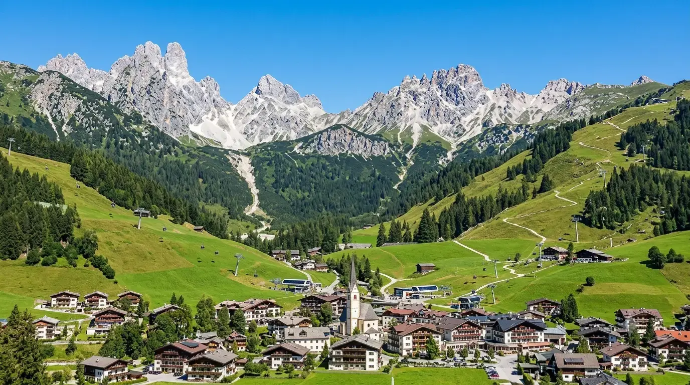Flachau private transfer destination from Salzburg