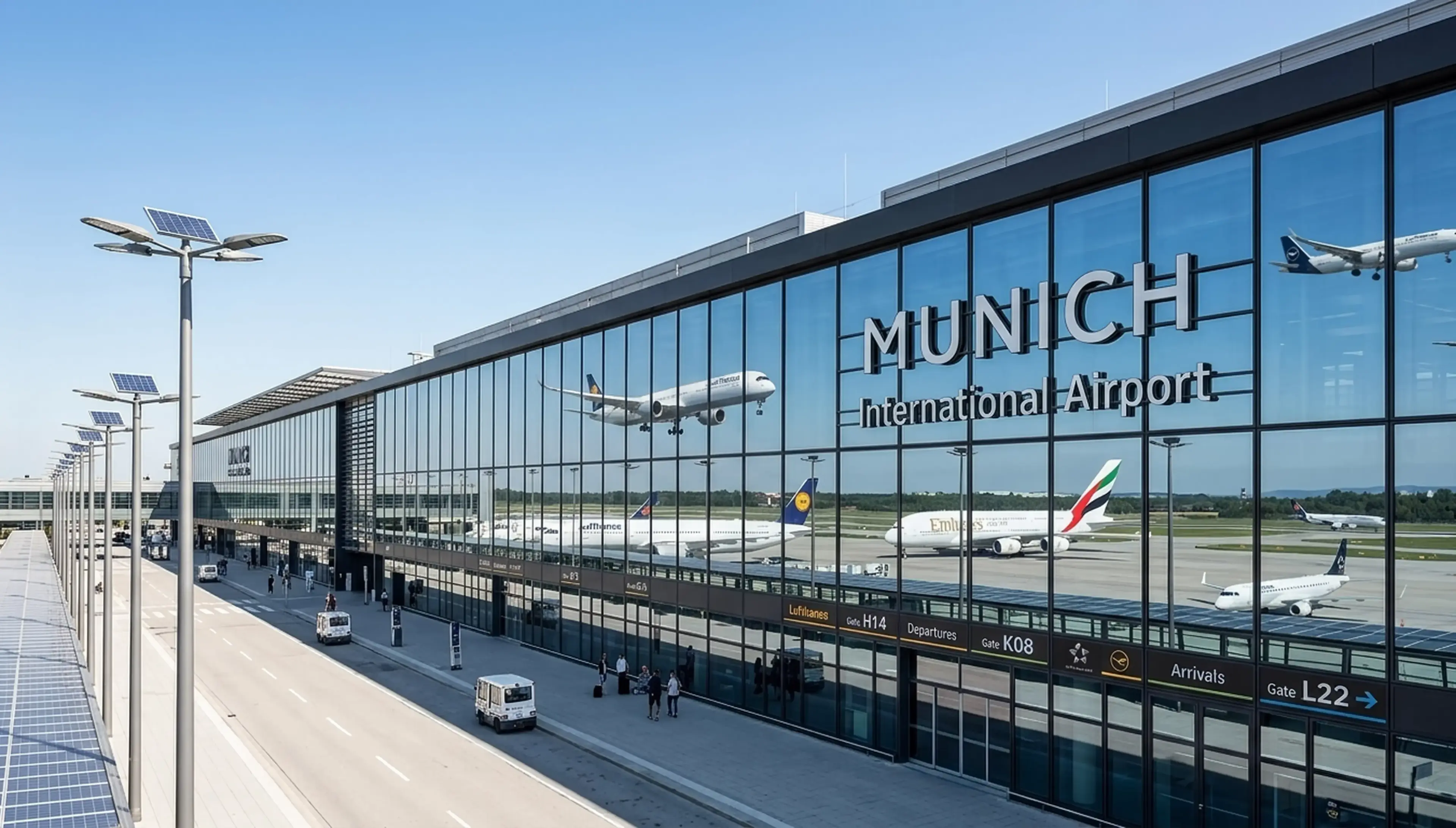 Munich Airport private transfer destination from Salzburg